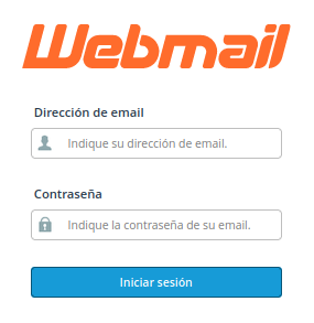 Ingresamos a la plataforma de correo webmail y probamos datos