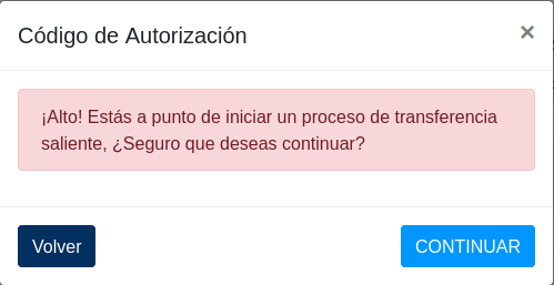 Botón de continuar en el formulario