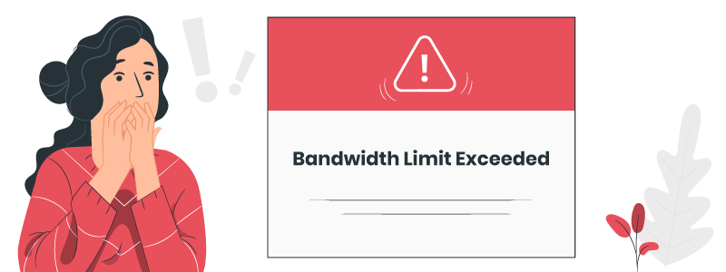 Error Bandwidth Limit Exceeded