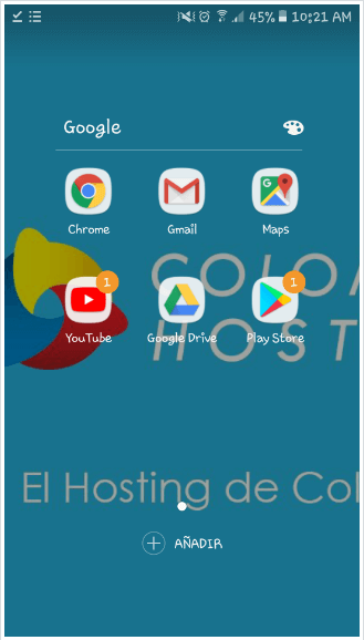 Ingresando a la aplicación de correo Gmail