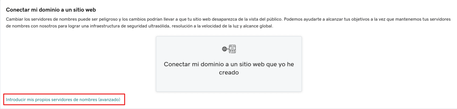 Servidores DNS personalizados