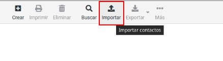 Importar contactos