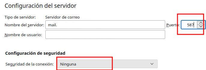 Servidor smtp sin certificado ssl para correo hosting