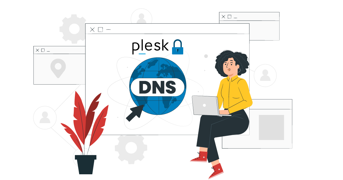 ¿Cómo configurar registros en la zona DNS en Plesk?