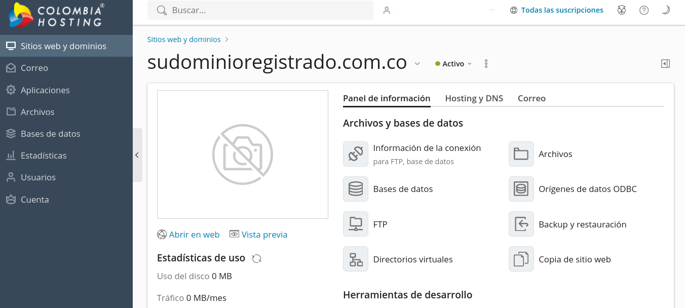 Dominio agregado