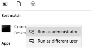 Dar clic derecho en el icono de CMS y seleccionar correr "como administrador"