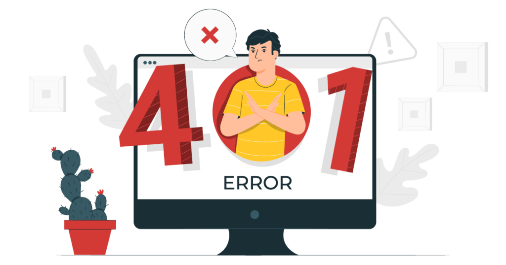 ¿Cómo solucionar un error 401 en tu web?
