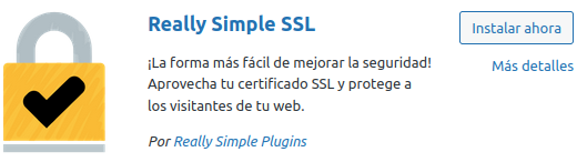 Imagen de muestra de plugin de Really Simple SSL