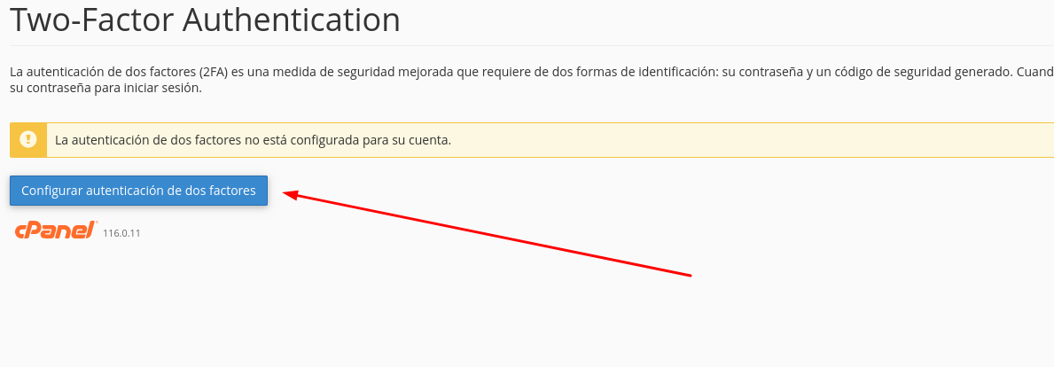 configurando doble factor
